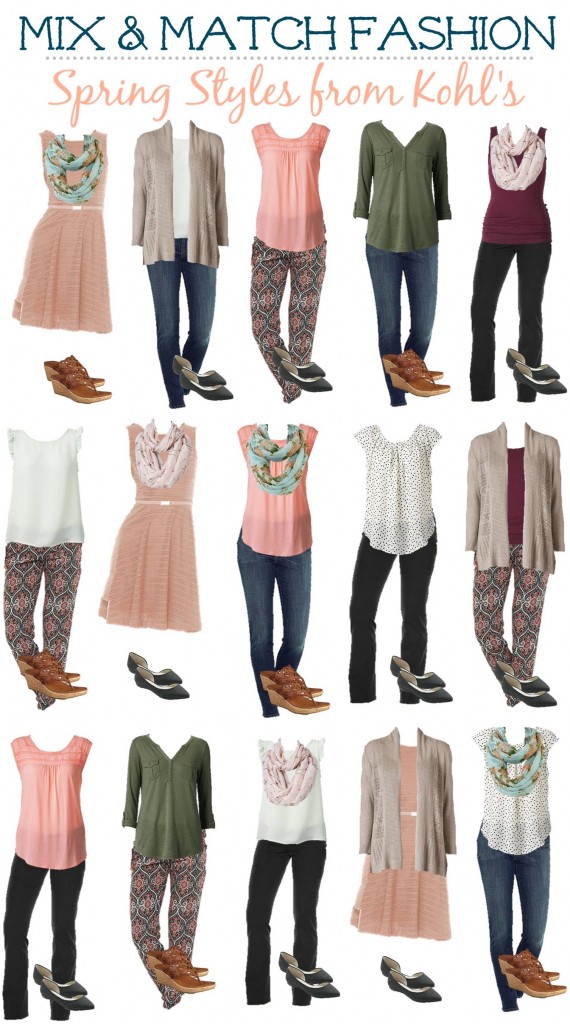 Mix and Match Spring Fashion From Kohl's - ROCK AND DROOL | ROCK AND DROOL